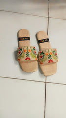 Ladies Flat Fancy Slippers